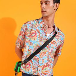 IKRASS Men Floral Printed Casual Shirt-image-17