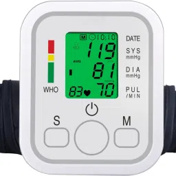 Aika (Combo Pack) AK-555 Fully Automatic Digital BP Monitor with Large Display, Voice Broadcast & AK-32 Digital Oximeter Bp Monitor image 2