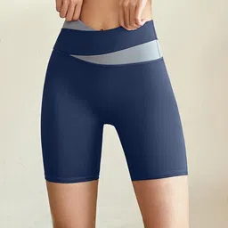 HRX by Hrithik Roshan Women Slim Fit High-Rise Yoga Sports Shorts-22