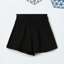 max Girls Printed Regular Fit Mid-Rise Cotton Shorts-14