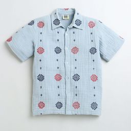 ZIP ZAP ZOOP Boys Standard Opaque Printed Casual Shirt-69