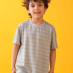 Anthrilo Boys Printed Pockets T-shirt-image-63