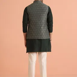 KISAH Men Regular Kurta with Trousers image 5