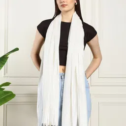 Ravaiyaa Women Striped Scarf-image-50