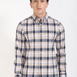 Tommy Hilfiger Men Classic Slim Fit Tartan Checks Opaque Checked Casual Shirt-image-47