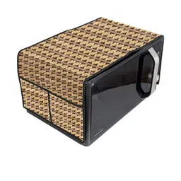 Waterproof & Dustproof PVC Microwave Oven Top Cover with 4 Utility Pockets Symm-image-23