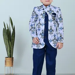 BAESD Boys Printed Sherwani Set-31