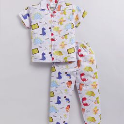 NAUTI KIDZ Boys Printed Night suit-picture-27