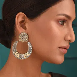 JAYPORE Contemporary Drop Earrings-49
