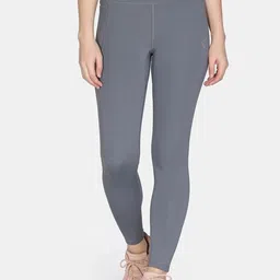 Zelocity by Zivame Mid-Rise Ankle-Length Tights-image-34