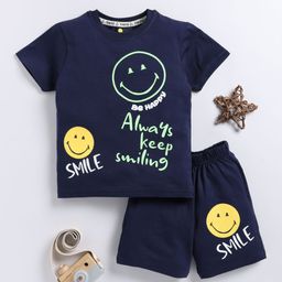 YK X Tinyo Boys Conversational Printed Pure Cotton Clothing Set-image-61
