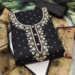 SHADOW & SAINING Semi-Stitched Dress Material-image-18