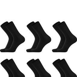 MUKHAKSH Unisex Black Socks-image-59