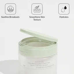 Celimax Ji Woo Gae Cica Bha Blemish Toner Pad - 170 ml - 60 Pads image 4