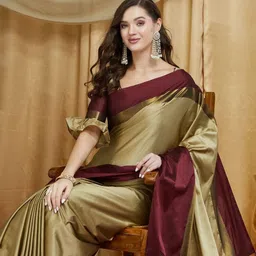 KAVINDI Silk Cotton Banarasi Saree-image-72