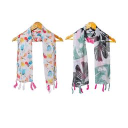 StoleVilla Women Pack of 2 Printed Stoles-image-4
