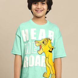 Kids Ville Boys Printed Pure Cotton Oversized Fit Tshirts-11