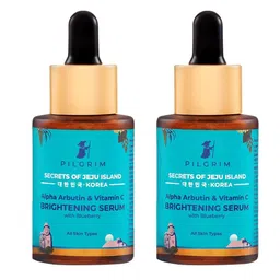 Pilgrim Set of 2 Alpha Arbutin & Vitamin C Skin Brightening Face Serum for Pigmentation-4
