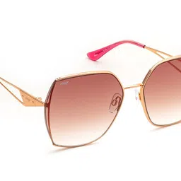 Image Women Butterfly Sunglasses with UV Protected Lens IMS799C1SG-Gold-image-57