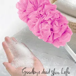 CareDone Soft Long Loofah with Handle image 3