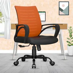 Verona Mid Back Sturdy Metal Base Nylon Mesh Revolving Chair Mesh Office Executive Chair-image-83