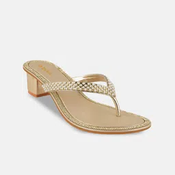 Rubeezz Embellished Party Block Mules-picture-6
