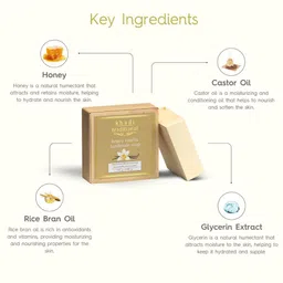 Khadi Traditional Set Of 2 Honey & Almond Moisturizing Soap - 110 g Each image 3