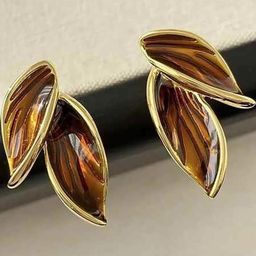 Silver Planets Women Blue Earrings-image-71