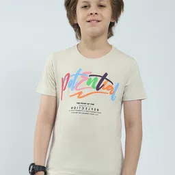 Monte Carlo Boys Typography Printed Round Neck Cotton T-shirt-picture-7