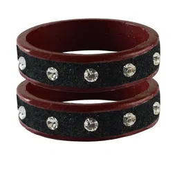 Vidhya Kangan Multi-Coloured Brass Bangles-image-67