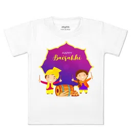 Arvesa Kids Typography Printed Applique T-shirt-picture-12