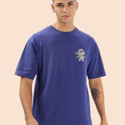 BDSQUARE Men Printed Drop-Shoulder Sleeves T-shirt-image-16