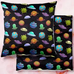 ArtzFolio Multicoloured Set of 2 Square Cushion Covers-7