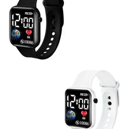 TARIDO Unisex Pack of 2 Digital Watch TD1580SM010304-image-86