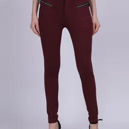 Aumbe Women Mid-Rise Joggers Trousers-picture-2