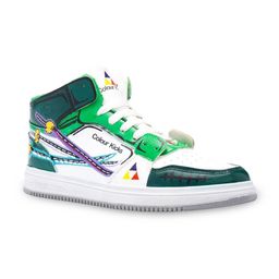 Colour Kicks Men Woven Design Sneakers-image-21