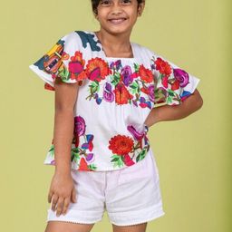 Tura Turi Girls Printed Clothing Set-image-67