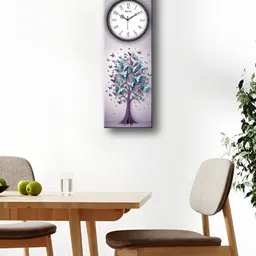 OLIVE TREE White & Black Printed Wall Clock-16