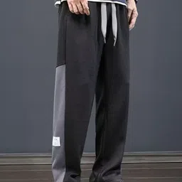 StyleCast Men Colourblocked Printed Original Regular Trousers-image-77