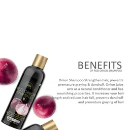 Desi Crew Set Of 4 DandruffControl Red Onion Shampoo - 100 ml Each image 2