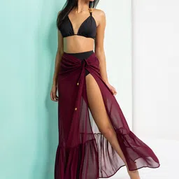 EROTISSCH Printed Sarong Swimwear Cover up Bottom-42