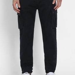 AMERICAN EAGLE OUTFITTERS Men Printed Cargos Trousers-picture-7