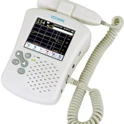 VCOMIN Fetal Doppler for Pregnant Women's Baby Heartbeat Monitor (Touch Screen) White Fetal Doppler-picture-24