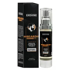 ENSHINE Beard Growth Oil With Argan & Almond Oil - 50ml-10