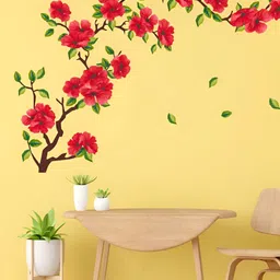 Decor Villa Multicolor Floral Branch Antique Wall Sticker-picture-35