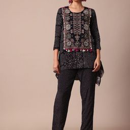 KALKI Fashion Embroidered Kurta &  Pant Co-Ord Set-picture-19