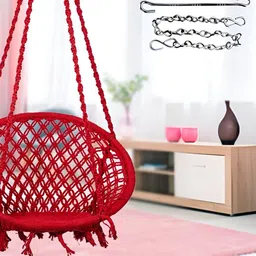 Swingzy Red Round Shaped Hammock Hanging Swing-14