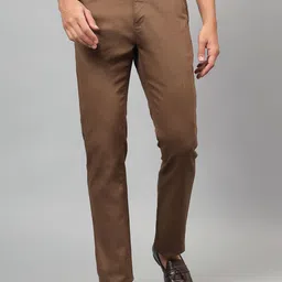 Cantabil Men Mid-Rise Regular Fit Trousers-image-38