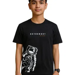 TeeSlix Unisex Black Tshirts-image-73