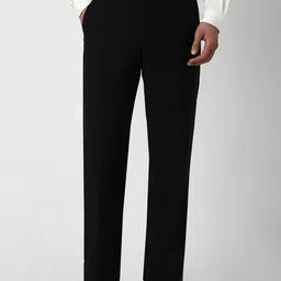 Van Heusen Men Mid-Rise Cotton Trousers-picture-1
